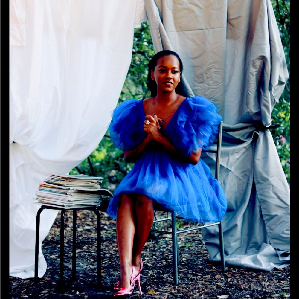 Blue Akira dress
